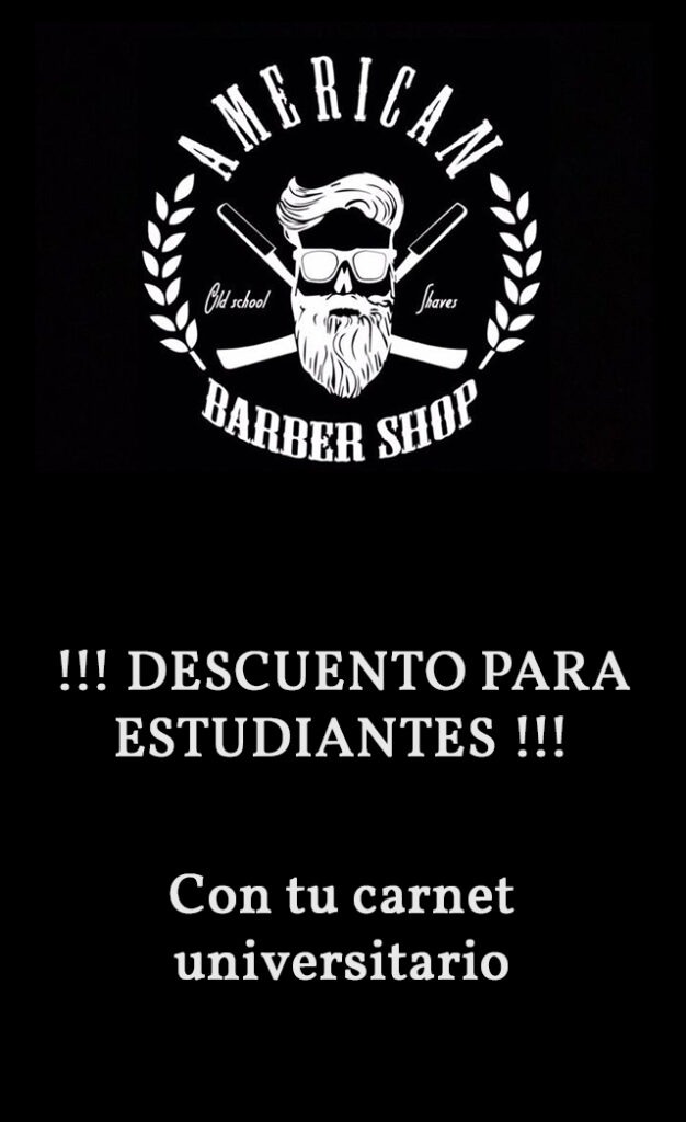 Descuento para Estudiantes - American BarberShop